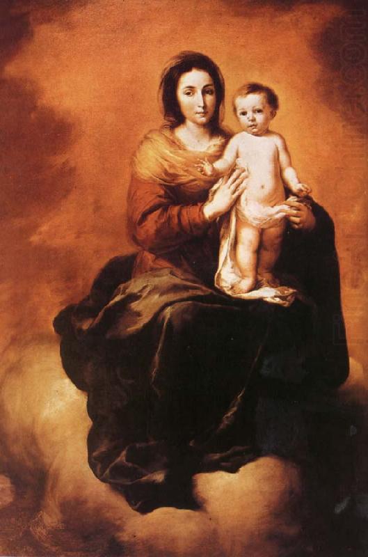 Virgin and the Son, Bartolome Esteban Murillo